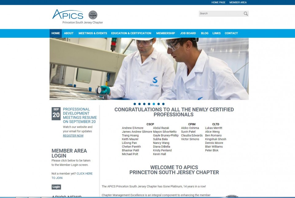APICS Princeton South Jerse